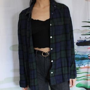 Forest Green Plaid Flannel